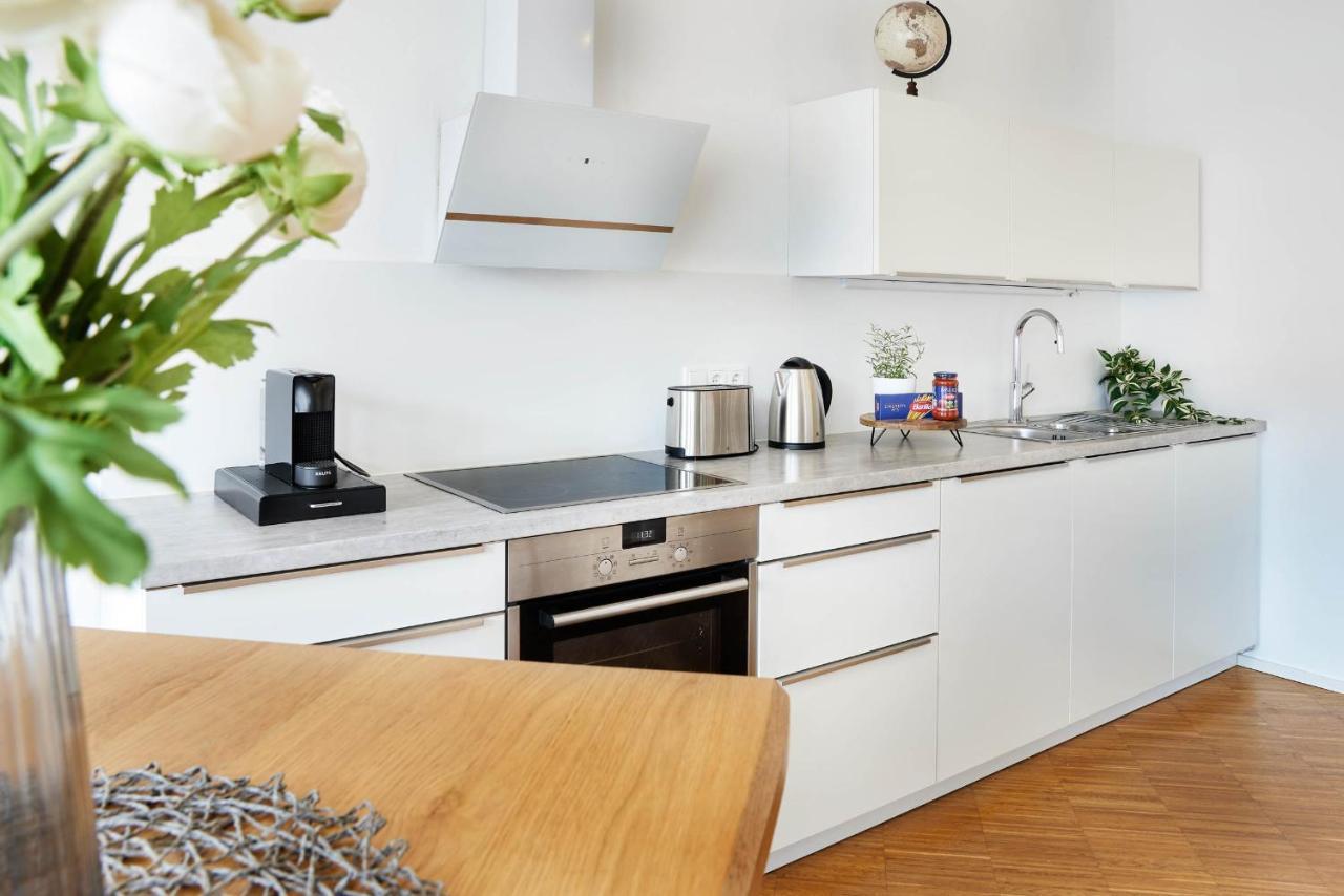 Design City Apartment, Modern, Ebenerdig, Top Lage Weinheim Buitenkant foto
